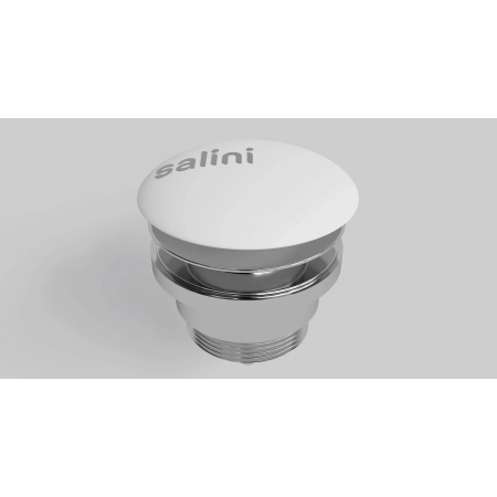 Донный клапандля раковины фиксированный SALINI 16621WG белый Донный клапандля раковины фиксированный SALINI 16621WG белый