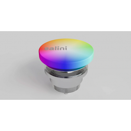 Донный клапандля раковины фиксированный SALINI 16622WG  белый Донный клапандля раковины фиксированный SALINI 16622WG  белый