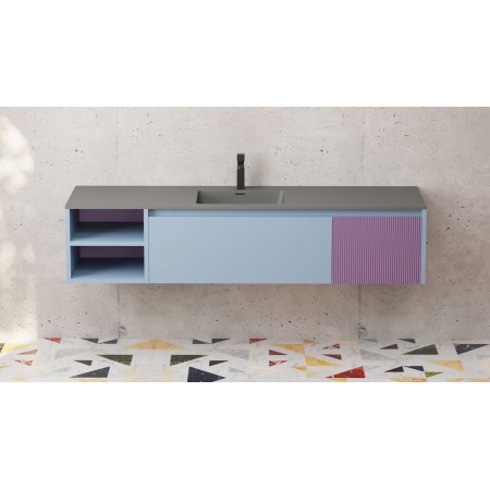 Тумба со столешницей 800х500х400 см SALINI DOMINO 27D308ONF RAL Тумба со столешницей 800х500х400 см SALINI DOMINO 27D308ONF RAL