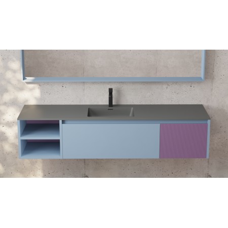 Тумба со столешницей 1800х500х400 см SALINI DOMINO 27D318ON RAL Тумба со столешницей 1800х500х400 см SALINI DOMINO 27D318ON RAL