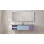 Тумба со столешницей 1800х500х400 см SALINI DOMINO 27D318ONA RAL