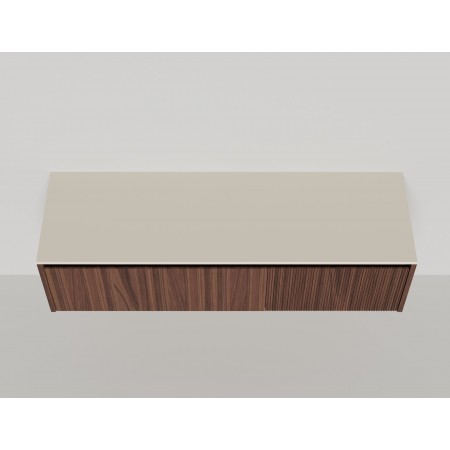 Подвесная тумба со столешницей SALINI Domino 160x50 шпон 27D216 Подвесная тумба со столешницей SALINI Domino 160x50 шпон 27D216