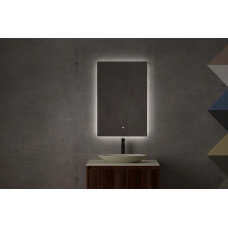 Зеркало для ванной с LED подсветкой, обогрев-антизапотевание, сенсорный выключатель, 800х900 SALINI OMBRA 27M018090BH Зеркало для ванной с LED подсветкой, обогрев-антизапотевание, сенсорный выключатель, 800х900 SALINI OMBRA 27M018090BH