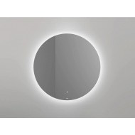 Зеркало для ванной с LED подсветкой, обогрев-антизапотевание, сенсорный выключатель, Ø60 см SALINI OMBRA 27M0360BH