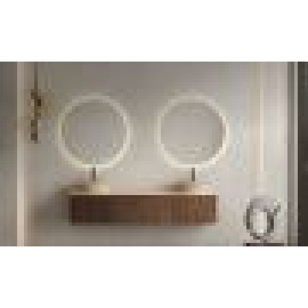 Зеркало для ванной с LED подсветкой, обогрев-антизапотевание, сенсорный выключатель, Ø120 см SALINI OMBRA 27M0312BH Зеркало для ванной с LED подсветкой, обогрев-антизапотевание, сенсорный выключатель, Ø120 см SALINI OMBRA 27M0312BH