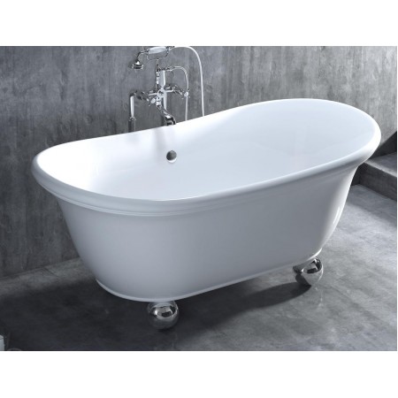 Ванна каменная отдельностоящая глянцевая 172х89 SALINI ALBA 101311G Ванна каменная отдельностоящая глянцевая 172х89 SALINI ALBA 101311G