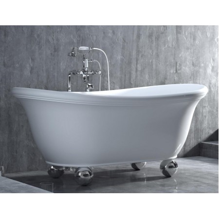 Ванна каменная отдельностоящая глянцевая 172х89 SALINI ALBA 101311G Ванна каменная отдельностоящая глянцевая 172х89 SALINI ALBA 101311G