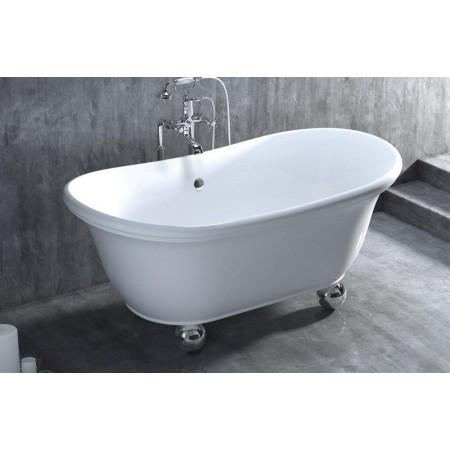 Ванна каменная отдельностоящая матовая 172х89 SALINI ALBA 101311M Ванна каменная отдельностоящая матовая 172х89 SALINI ALBA 101311M