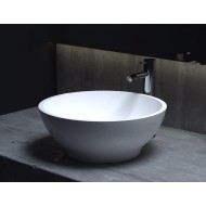 Раковина каменная матовая 42х42 SALINI GLORIA 303 1102203MRH окрашена по RAL снаружи