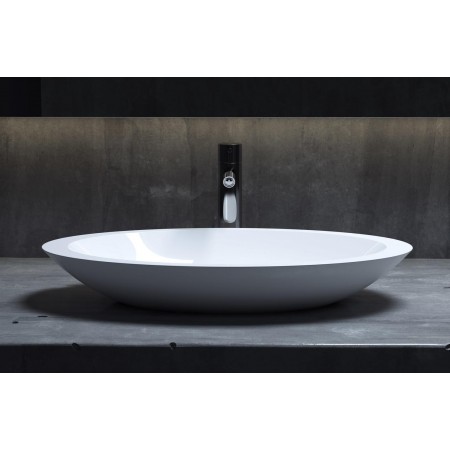 Раковина каменная матовая 58х35 SALINI CALLISTA 102 1101202SM Раковина каменная матовая 58х35 SALINI CALLISTA 102 1101202SM