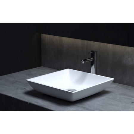 Раковина каменная матовая 38х38 SALINI CALLISTA 108 1101208SM Раковина каменная матовая 38х38 SALINI CALLISTA 108 1101208SM