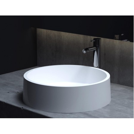 Раковина каменная матовая 44х44 SALINI GLORIA 301 1102201M Раковина каменная матовая 44х44 SALINI GLORIA 301 1102201M