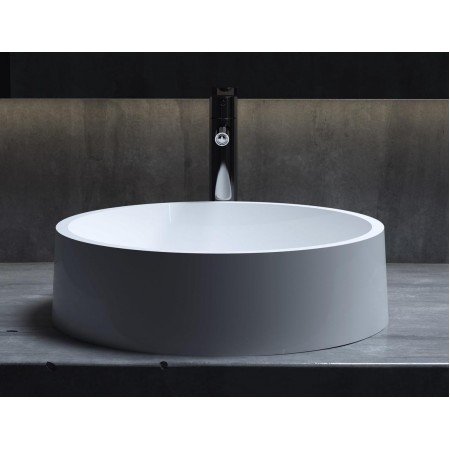 Раковина каменная матовая 44х44 SALINI GLORIA 301 1102201M Раковина каменная матовая 44х44 SALINI GLORIA 301 1102201M