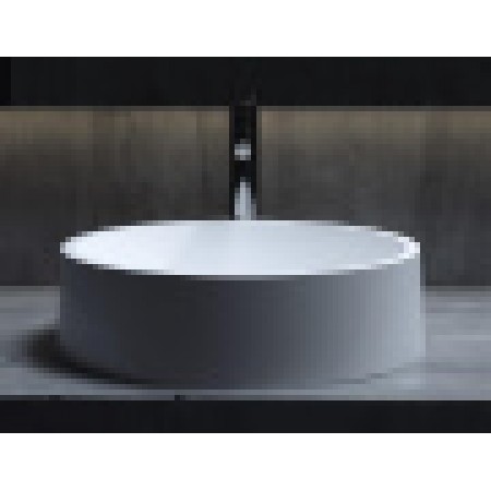 Раковина каменная матовая 44х44 SALINI GLORIA 301 1102201M Раковина каменная матовая 44х44 SALINI GLORIA 301 1102201M