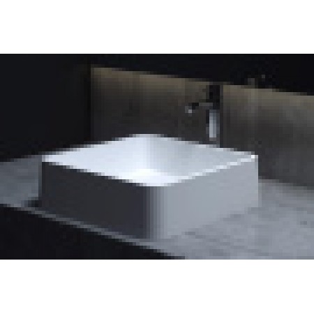 Раковина каменная матовая 42х42 SALINI GLORIA 302 1102202M Раковина каменная матовая 42х42 SALINI GLORIA 302 1102202M