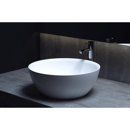 Раковина каменная матовая 43х43 SALINI GLORIA 310 1102210M Раковина каменная матовая 43х43 SALINI GLORIA 310 1102210M