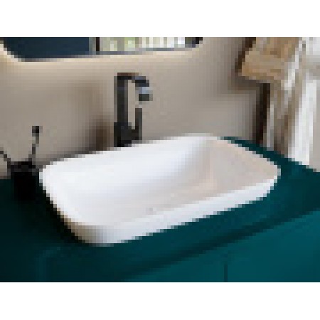 Раковина каменная полувстраиваемая матовая 60x40 SALINI MAREA 02 1802202M Раковина каменная полувстраиваемая матовая 60x40 SALINI MAREA 02 1802202M