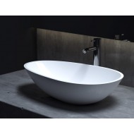 Раковина каменная глянцевая 58х35 SALINI PAOLA 1101101GRF окрашена по RAL