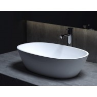 Раковина каменная глянцевая 56х34 SALINI SOFIA 106 1101106GRH окрашена по RAL снаружи