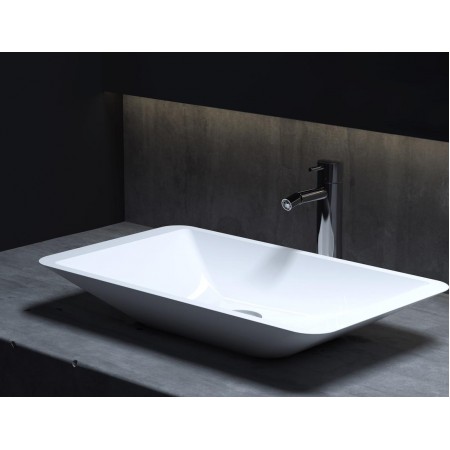 Раковина каменная глянцевая 58х35 SALINI CALLISTA 107 1101107GRF окрашена по RAL Раковина каменная глянцевая 58х35 SALINI CALLISTA 107 1101107GRF окрашена по RAL