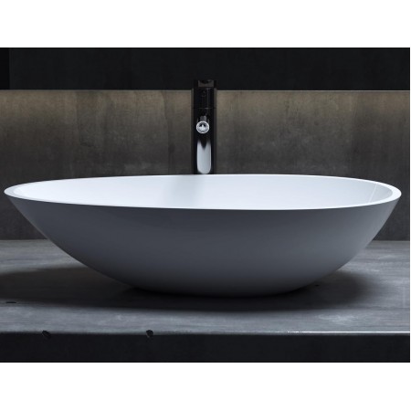 Раковина каменная матовая 58х35 SALINI CALLISTA 101 1101201SMRH окрашена по RAL снаружи Раковина каменная матовая 58х35 SALINI CALLISTA 101 1101201SMRH окрашена по RAL снаружи