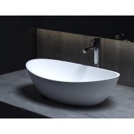 Раковина каменная матовая 56х34 SALINI CALLISTA 103 1101203SMRH окрашена по RAL снаружи