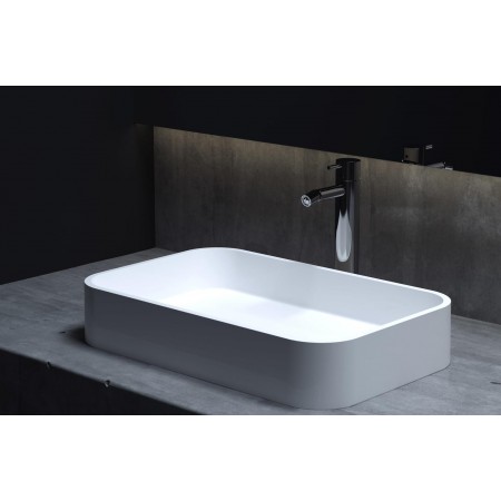 Раковина каменная матовая 55х35 SALINI CALLISTA 104 1101204SMRH окрашена по RAL снаружи Раковина каменная матовая 55х35 SALINI CALLISTA 104 1101204SMRH окрашена по RAL снаружи