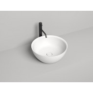 Раковина каменная накладная глянцевая 43x43 SALINI ALDA 1102110GRF окрашена по RAL