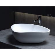 Раковина каменная матовая 56х40 SALINI GLORIA 306 1102206MRF окрашена по RAL