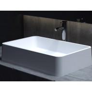 Раковина каменная матовая 60х40 SALINI GLORIA 307 1102207MRF окрашена по RAL