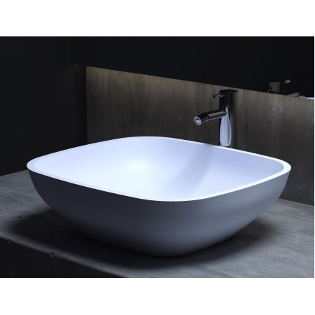 Раковина каменная матовая 50х45 SALINI GLORIA 308 1102208MRF окрашена по RAL Раковина каменная матовая 50х45 SALINI GLORIA 308 1102208MRF окрашена по RAL