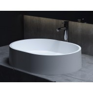 Раковина каменная матовая 56х44 SALINI GLORIA 311 1102211MRH окрашена по RAL снаружи