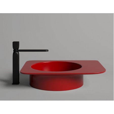 Раковина каменная матовая 55х45 SALINI NINFEA 110521MRH окрашена по RAL снаружи Раковина каменная матовая 55х45 SALINI NINFEA 110521MRH окрашена по RAL снаружи