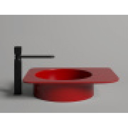 Раковина каменная матовая 55х45 SALINI NINFEA 110521MRH окрашена по RAL снаружи Раковина каменная матовая 55х45 SALINI NINFEA 110521MRH окрашена по RAL снаружи