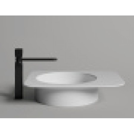 Раковина каменная матовая 55х45 SALINI NINFEA 110521MRH окрашена по RAL снаружи Раковина каменная матовая 55х45 SALINI NINFEA 110521MRH окрашена по RAL снаружи