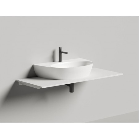 Раковина каменная накладная матовая 60x71 SALINI ALDA 140323MRF окрашена по RAL Раковина каменная накладная матовая 60x71 SALINI ALDA 140323MRF окрашена по RAL