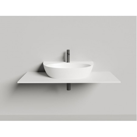 Раковина каменная накладная матовая 60x71 SALINI ALDA 140323MRF окрашена по RAL Раковина каменная накладная матовая 60x71 SALINI ALDA 140323MRF окрашена по RAL