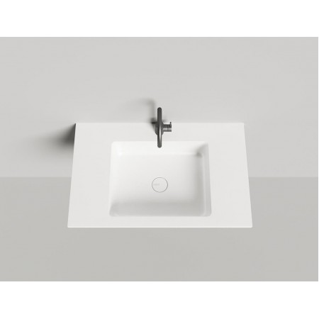 Раковина-столешница каменная матовая 80x50 SALINI ONDA 1402201MRF окрашена по RAL Раковина-столешница каменная матовая 80x50 SALINI ONDA 1402201MRF окрашена по RAL