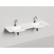 Раковина-столешница каменная матовая 180x50 SALINI ONDA 1402202M