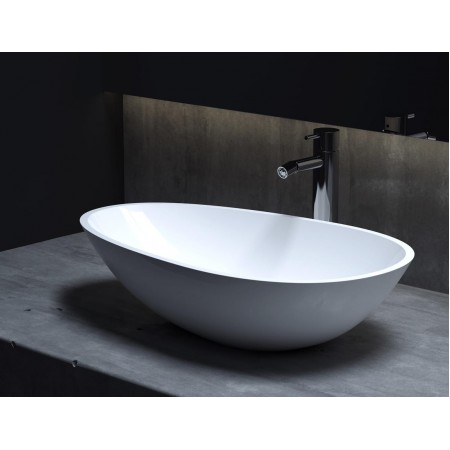 Раковина каменная матовая 58х35 SALINI CALLISTA 101 1101201SMRF окрашена по RAL Раковина каменная матовая 58х35 SALINI CALLISTA 101 1101201SMRF окрашена по RAL