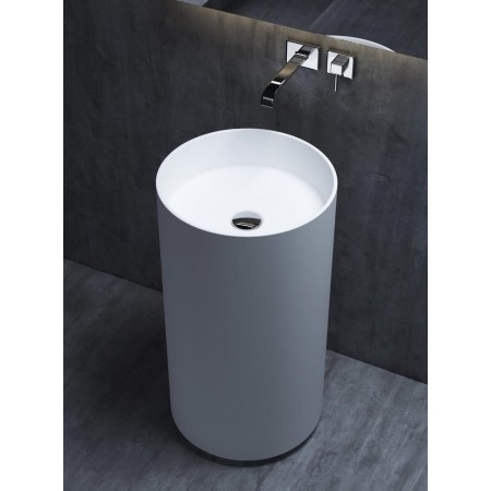 Раковина каменная матовая 45х45 SALINI Armonia 201 130111SM Раковина каменная матовая 45х45 SALINI Armonia 201 130111SM