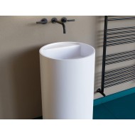 Раковина напольная каменная глянцевая 45х45 SALINI ARMONIA TOP 201 130114GRF окрашена по RAL