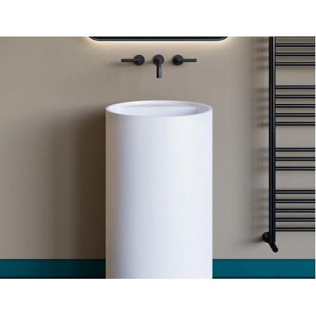 Раковина каменная глянцевая 45х85 SALINI ARMONIA TOP 201 130114GRH окрашена по RAL снаружи Раковина каменная глянцевая 45х85 SALINI ARMONIA TOP 201 130114GRH окрашена по RAL снаружи