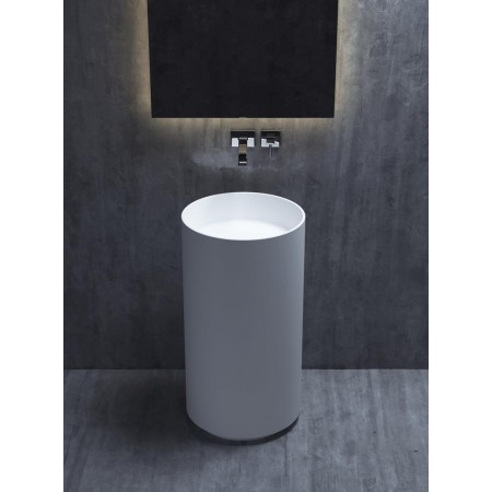 Раковина каменная глянцевая 45х85 SALINI ARMONIA 201 130111GRH окрашена по RAL снаружи Раковина каменная глянцевая 45х85 SALINI ARMONIA 201 130111GRH окрашена по RAL снаружи