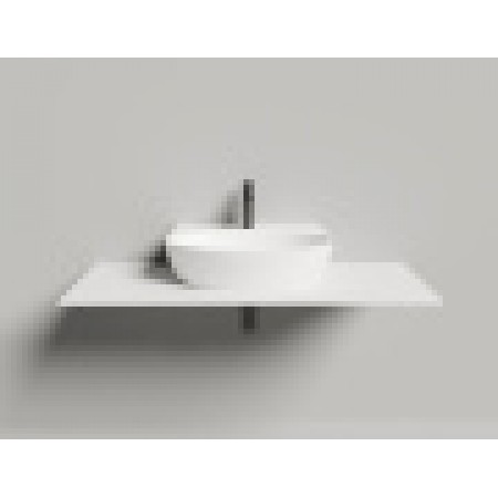 Раковина каменная накладная глянцевая 58x45 SALINI ALDA 140312GRH окрашена по RAL снаружи Раковина каменная накладная глянцевая 58x45 SALINI ALDA 140312GRH окрашена по RAL снаружи