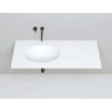 Раковина каменная встраиваемая снизу матовая 55x40 SALINI MAREA 1802211M Раковина каменная встраиваемая снизу матовая 55x40 SALINI MAREA 1802211M