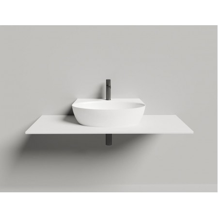 Раковина каменная накладная матовая 58x45 SALINI ALDA 140322M Раковина каменная накладная матовая 58x45 SALINI ALDA 140322M