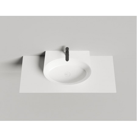 Раковина каменная накладная матовая 58x45 SALINI ALDA 140322M Раковина каменная накладная матовая 58x45 SALINI ALDA 140322M