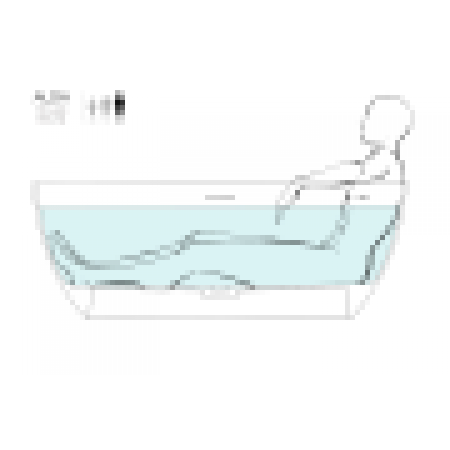 Ванна каменная отдельностоящая глянцевая 170х80 SALINI ALDA 101912G Ванна каменная отдельностоящая глянцевая 170х80 SALINI ALDA 101912G