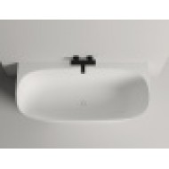 Ванна каменная отдельностоящая глянцевая 170x80 SALINI Sofia Wall 102512GRH окрашена по RAL снаружи